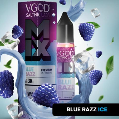 نكهة في قود توت ازرق بارد -ice vgod blue razz