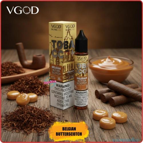 نكهة فيقود توباكو بلس زبدة كراميل بلجيكي بترسكوتش سولت VGOD TOBACCO PLUS BELGIAN BUTTERSCOTCH