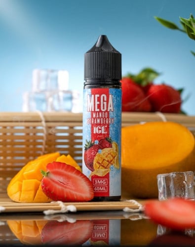 نكهة فيب ميجا مانجو فراوله ايس MEGA MANGO STRAWBERRY ICE