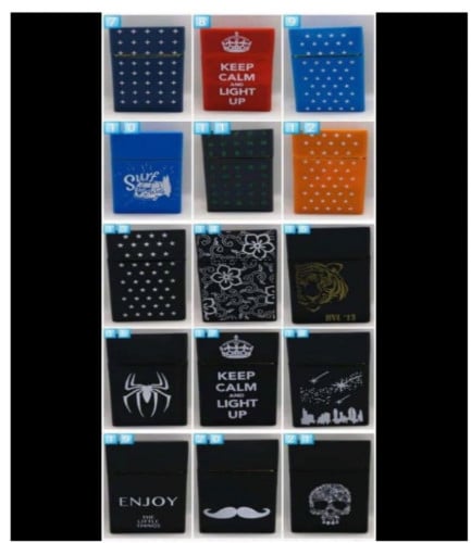 اشكال جراب الدخان السيليكون