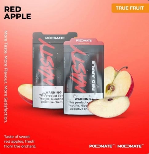 نكهة فيب ناستي تفاح احمر 60 مل NASTY JUICE MODMATE Red Apple