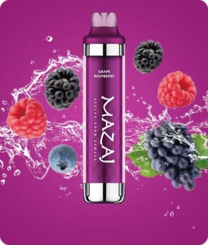 مزاج عنب توت 8000 ماش mazaj grape raspberry