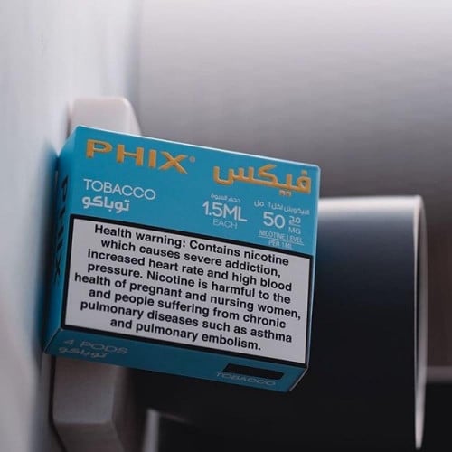 بودات سحبة فيكس توباكو ايس 4 بودات-PHIX TOBACCO ICE 4 PODS