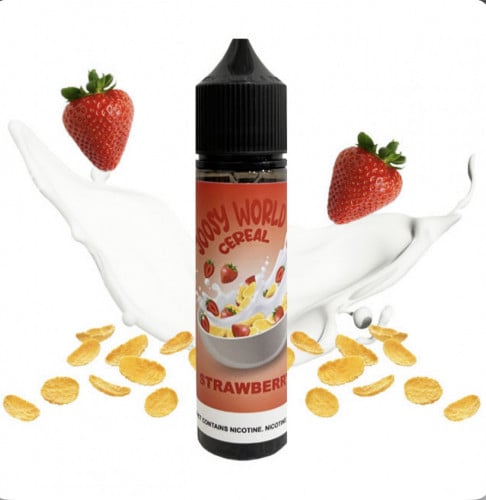 نيكوتين كورنفلكس فراولة JOOSY WORLD CEREAL STRAWBERRY