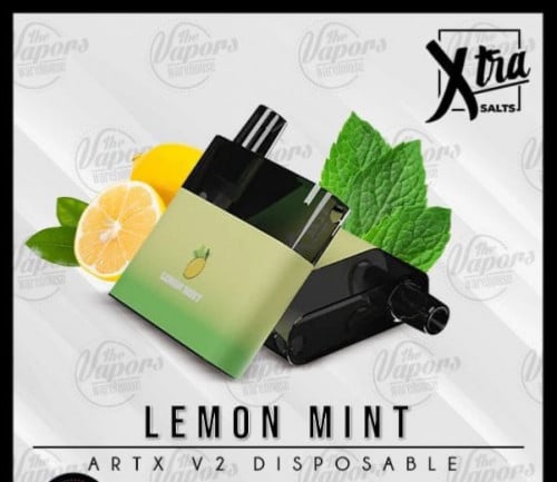 سحبة ارتكس ليمون نعناع 5000 موشة ARTX Lemon Mint disposable 5000 puffs ليمون نعناع