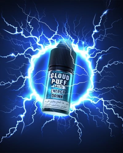 نكهة كلاود بوف مشروب طاقه بلو مونستر cloud puff blue monster