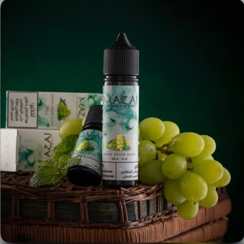نكهة مزاج عنب اخضر بارد ايس - MAZAJ GREEN GRAPE MINT - 60ML