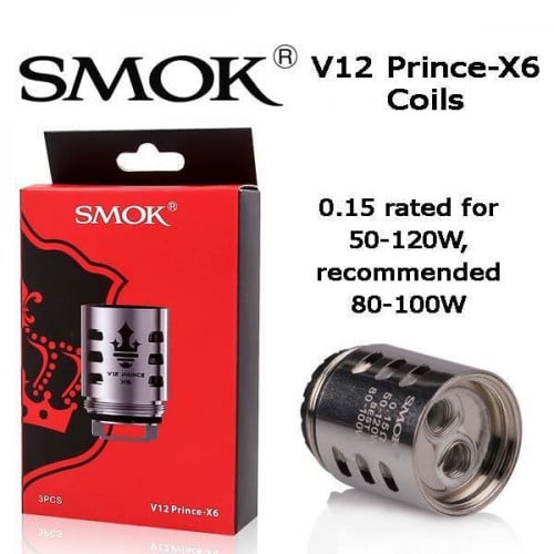 كويلات سموك برنس - Smok V12 Prince X6