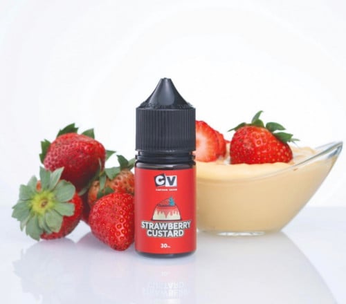 نكهة سولت فراولة كاسترد CV