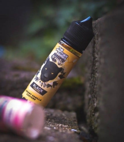 نكهة بنك بانثر بلاك كاسترد فيب  كريمي فانيلا كاسترد Panther Black Casturd