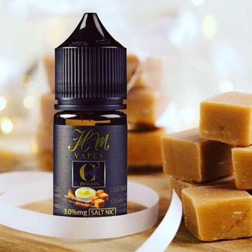 نكهة سولت اتش ام فيبس C3 توباكو وكريمة بنكهة الكراميل ريسيرف HM VAPES C3 RESERVE Salt HM Vapes