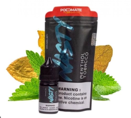 نكهة ناستي توباكو نعناع بارد Nasty PodMate Nic Salt - menthol tobacco