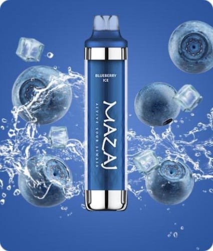 مزاج توت ازرق ايس 8000 ماش mazaj blueberry ice