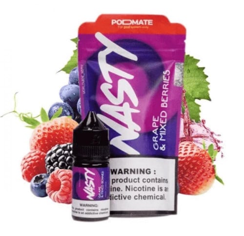 نكهة ناستي عنب مكس بيري NASTY GRAPE AND MIXED BERRIES