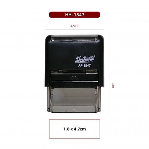 ختم مكتبي مستطيل - عرض 4.7سم