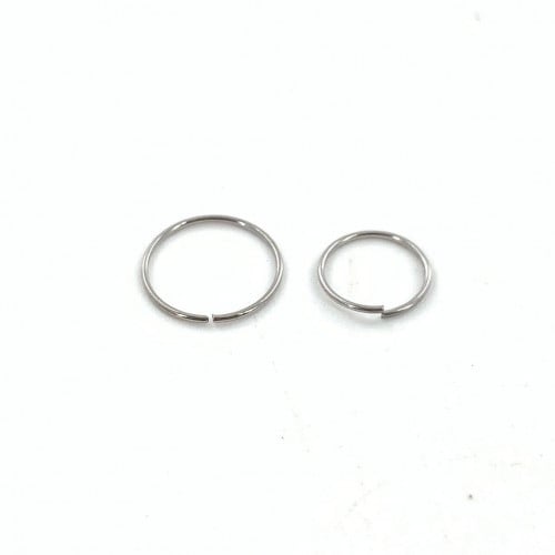 20g Silver Hoop Bendable