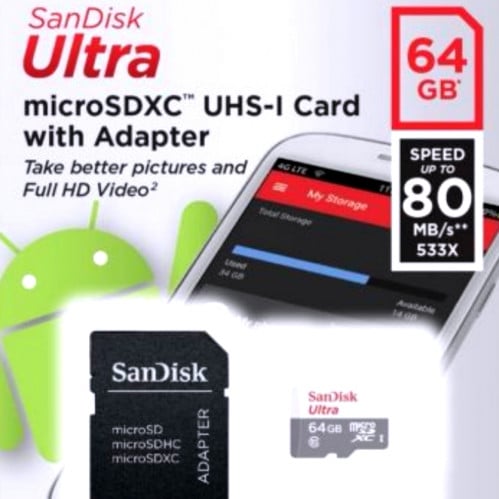 ذاكرة SANDISK 64GB
