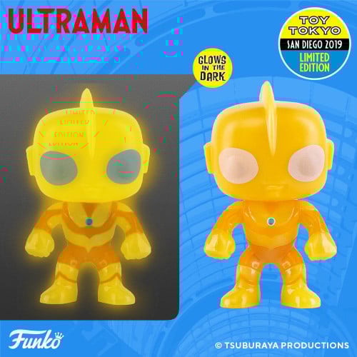 Funko Pop Ultraman (GITD) SDCC 2019 Toy Tokyo Excl...