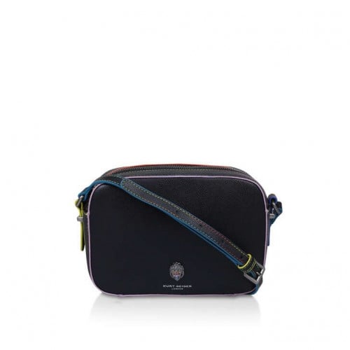 حقيبة كيرت جيجر (أسود بخيوط ملونة)