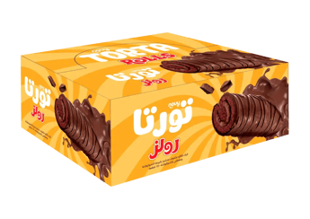 نوفي تورتا كيك رولز شوكولاته 12 حبة 25 جم