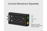 كرت صوت USB خارجي يو اس بي 7.1