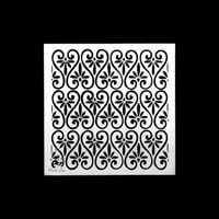 242 - ورق استنسل زخرفة 13سم * 13سم