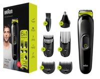 ماكينة حلاقة لدقن وشعر الرأس 6 قطع - MGK3020