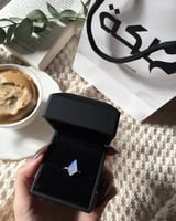 خاتم ناعم من الصدف بالاسم