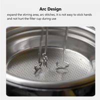 مفكك تكتلات القهوة - خشبي غامق