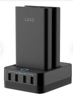 AD JC35، قاعدة شحن، 2 بطارية احتياطية،10000 ملي ام...