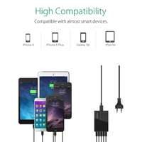 شاحن متعدد المنافذ 5 يو اس بي USB