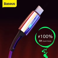 بيسوس | سلك شاحن تايب سي سريع ضد القطع مضيء Baseus...