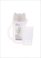 جيك ماء بغطاء على شكل أذني القطة مع 4 أكواب باللون...