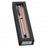 قلم حبر اسود مطلي بالكروم (لون ذهبي)ONLINE