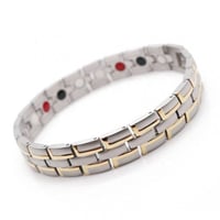 سوار الطاقة الصحي باحجار المغناطيس والجرمانيوم لون...