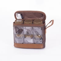 شنطة علب بهارات دورين عدد 6 علب صغير قماش بوليستر...