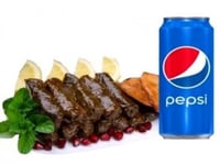 وجبة السعادة لـ 4 اشخاص.( ورق عنب + بيبسي )