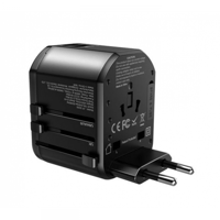 فيش جداري مناسب للسفر يدعم جميع مداخل الكهربا بالا...