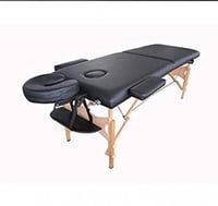 سرير مساج قابل للطي ثلاث قطع خشب