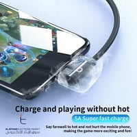 بزوز | سلك شاحن تايب سي سريع جدا ضد القطع مدخل بنف...