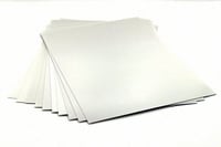 بي في سي مربع 40x40cm بلاستيك 0.8m أبيض 10 حبات