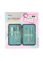 مجموعة من 6 أدوات للعناية بالأظافر بعلبة حافظة بال...