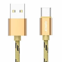 سلك شاحن قماش مقاوم للقطع يدعم الشحن السريع