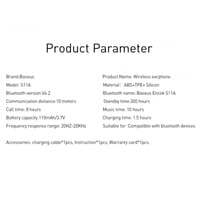 بيسوس | سماعة بلوتوث بجودة عالية Baseus | S11A Blu...