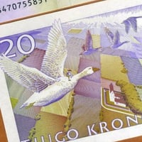 السويد فئة 20 كرونة أنسر (مغامرات نيلز و البطه مور...