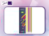 مجموعة أقلام رصاص HB مزودة بممحاة مكونة من 12 قلم...