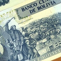 بوليفيا فئة 10 بوليفيانو أنسر إصدار الثمانينات