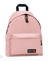 حقيبة مدرسية لون وردي فاتح 2 سحاب