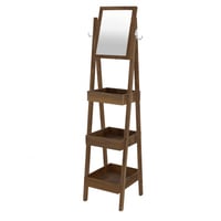 رفوف مع مرايا