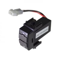 منفذين طبلون USB مستطيل بقوة 2.1A بغطاء باترول